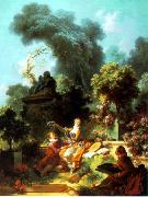 Jean-Honore Fragonard The Lover Crowned Germany oil painting artist